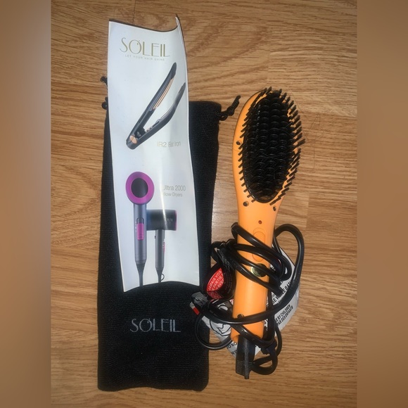 Soleil Hair New Soleil Hair Mini Heat Brush Poshmark